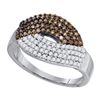 Image 1 : 10KT White Gold 0.72CT DIAMOND FASHION RING