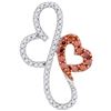 Image 1 : 10KT Rose Gold 0.25CTW-Diamond MICRO-PAVE NECKLACE