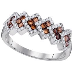 10KT White Gold 0.51CTW-Diamond FASHION RING