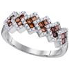 Image 1 : 10KT White Gold 0.51CTW-Diamond FASHION RING