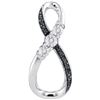 Image 1 : 10KT White Gold 0.03CTW DIAMOND FASHION PENDANT