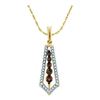 Image 1 : 14KT Yellow Gold 0.50 CT COGNAC DIAMOND LADIES FASHION