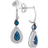 Image 1 : 10KT White Gold 0.52CTW DIAMOND FASHION EARRINGS