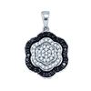 Image 1 : 10KT White Gold 0.51CTW DIAMOND FASHION PENDANT