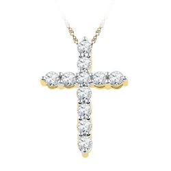 10K Yellow-gold 0.33CTW DIAMOND FASHION PENDANT