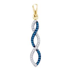 10KT Yellow Gold 0.12CT DIAMOND FASHION PENDANT