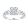 Image 1 : 10KT White Gold 0.25CTW DIAMOND FASHION RING