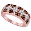 Image 1 : 10KT Rose Gold 0.50CTW DIAMOND FASHION RING