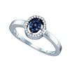 Image 1 : 10KT White Gold 0.17CTW DIAMOND LADIES FASHION RING