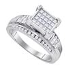 Image 1 : 925 Sterling Silver White 0.36CTW DIAMOND INVISIBLE RIN