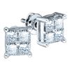 Image 1 : 14KT White Gold 0.25CTW DIAMOND LADIES 4 STONE INVISIBL