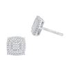 Image 1 : 10KT White Gold 0.50CTW DIAMOND FASHION EARRINGS