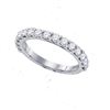 Image 1 : 14KT White Gold 0.26CTW DIAMOND FASHION BAND