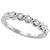 Image 1 : 10KT White Gold 0.16CTW-Diamond FASHION BAND