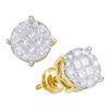Image 1 : 14KT Yellow Gold 0.25CTW DIAMOND LADIES SOLIEL EARRINGS