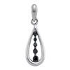 Image 1 : 10KT White Gold 0.13CTW DIAMOND FASHION PENDANT
