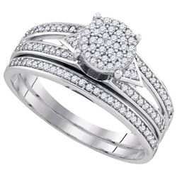 10KT White Gold 0.33CT DIAMOND MICRO PAVE RING