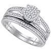Image 1 : 10KT White Gold 0.33CT DIAMOND MICRO PAVE RING