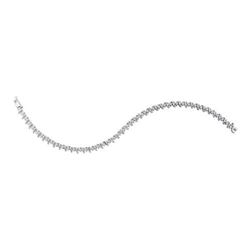 925 Sterling Silver White 0.31CTW DIAMOND TENNIS BRACEL