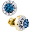 Image 1 : 10K Yellow-gold 0.53CTW DIAMOND FASHION EARRING