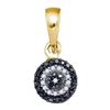 Image 1 : 10KT Yellow Gold 0.12CTW DIAMOND FASHIPN PENDANT