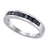 Image 1 : 925 Sterling Silver White 0.51CT DIAMOND FASHION BAND