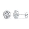 Image 1 : 10KT White Gold 0.50CTW DIAMOND FASHION EARRING