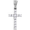 Image 1 : 10K Yellow-gold 0.25CTW DIAMOND FASHION PENDANT