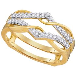 10K Yellow-gold 0.25CTW-Diamond ENHANCER