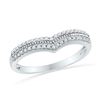 Image 1 : 10KT White Gold 0.5CTW DIAMOND FASHION BAND