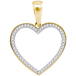 925 Sterling Silver Yellow 0.15CT DIAMOND MICRO PAVE HE