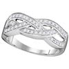Image 1 : 10KT White Gold 0.35CTW DIAMOND FASHION BAND