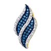 Image 1 : 10K Yellow-gold 0.10CT DIAMOND FASHION PENDANT