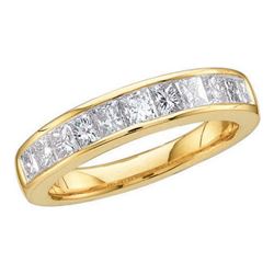 14KT Yellow Gold 0.25CT DIAMOND INVISIBLE BAND