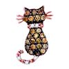 Image 1 : 14K Yellow-Gold 0.33CTW COGNAC DIAMOND CAT PENDANT