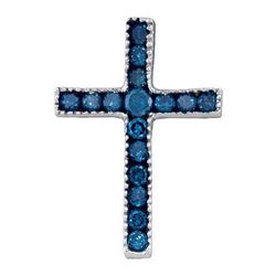 10KT White Gold 0.15CTW DIAMOND FASHION PENDANT