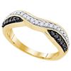 Image 1 : 10K Yellow-gold 0.33CTW DIAMOND FASHION RING