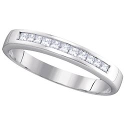 14KT White Gold 0.25CT DIAMOND INVISIBLE BAND