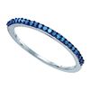 Image 1 : 10KT White Gold 0.21CTW DIAMOND FASHION BAND
