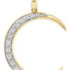 Image 1 : 14K Yellow-gold 0.15CT DIAMOND FASHION PENDANT