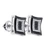 Image 1 : 925 Sterling Silver White 0.09CT-DIAMOND MICRO-PAVE EAR