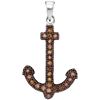 Image 1 : 10KT White Gold 0.20CTW COGNAC DIAMOND FASHION PENDANT