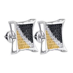 925 Sterling Silver White 0.25CT DIAMOND MICRO-PAVE EAR