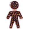 Image 1 : 10KT Rose Gold 0.10CTW DIAMOND MICRO-PAVE PENDANT