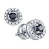 Image 1 : 10KT White Gold 0.56CT DIAMOND FASHION EARRING