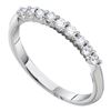 Image 1 : 14KT White Gold 0.25CTW ROUND DIAMOND LADIES FASHION BA