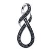 Image 1 : 10KT White Gold 0.11CTW DIAMOND FASHION PENDANT
