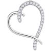 Image 1 : 10KT White Gold 0.15CTW DIAMOND FASHION PENDANT