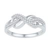 Image 1 : 10KT White Gold 0.20CTW DIAMOND FASHION RING