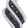 Image 1 : 10KT White Gold 0.54CTW DIAMOND FASHION PENDANT